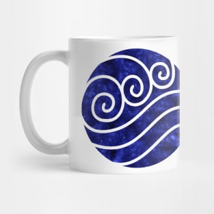 Avatar: The Last Airbender - Water Symbol (Galaxy Design) Mug